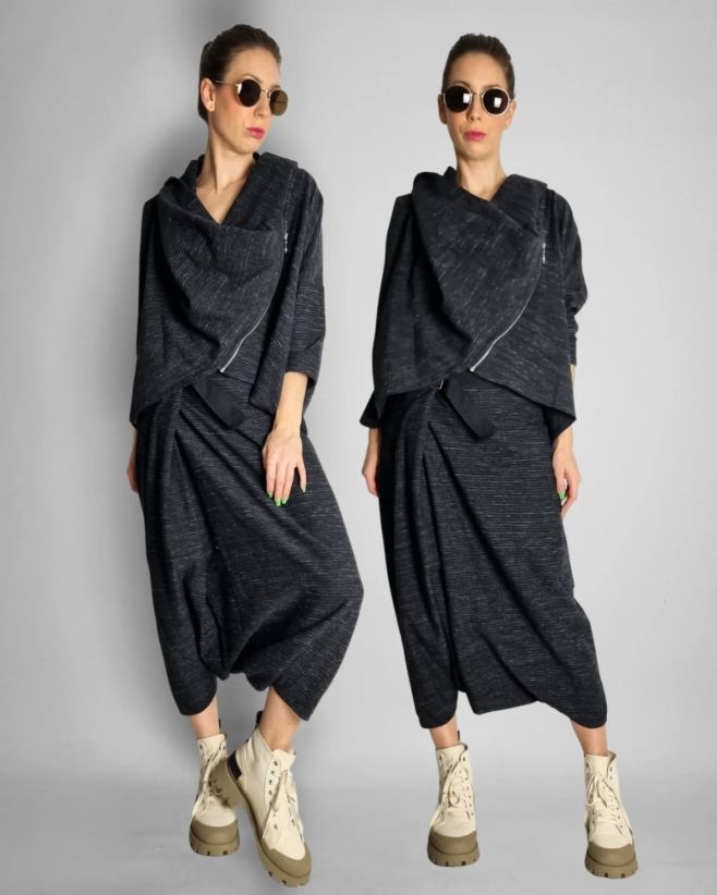 #outﬁtinspo #foryou❤️ Komplet Melange Dark grey WWW.SIMODA.CZ #Simoda #simonaofficial #StreetStyle #newcollection...